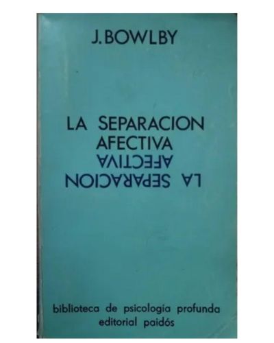 Portada del libro de La Separación Afectiva