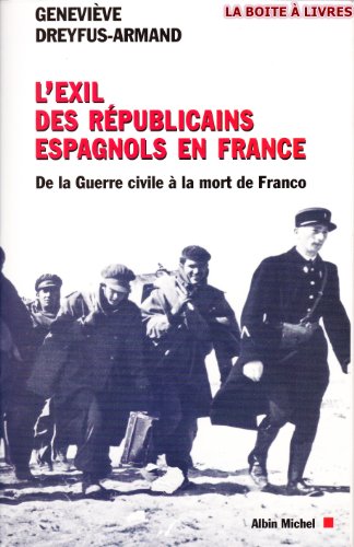 Portada del libro de L'exil des républicains espagnols en France