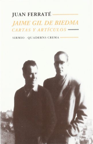 Portada del libro de Jaime Gil de Biedma