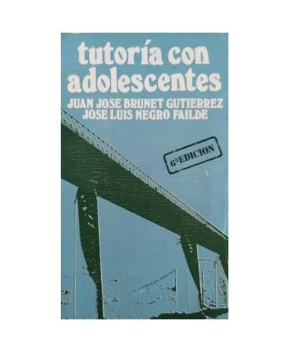 Portada del libro de Tutoría con adolescentes