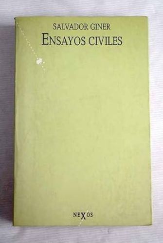 Portada del libro de Ensayos civiles