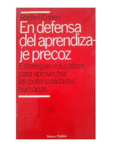 Portada del libro de EN DEFENSA DEL APRENDIZAJE PRECOZ
