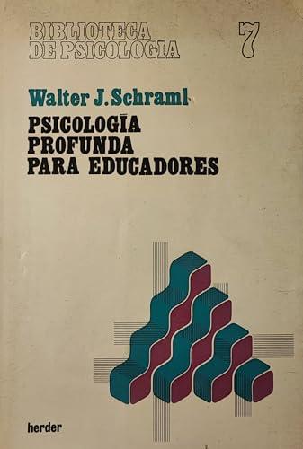 Portada del libro de Psicología profunda para educadores