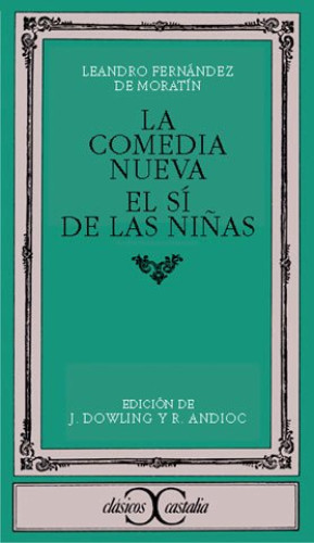 Portada del libro de La comedia nueva. El sí de las niñas