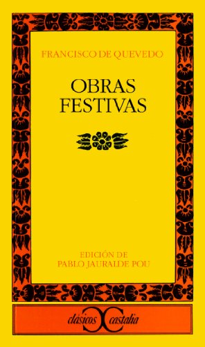 Portada del libro de Obras festivas