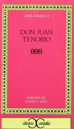 Portada del libro de Don Juan Tenorio