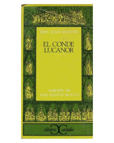 Portada del libro de EL CONDE LUCANOR. 