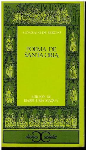 Portada del libro de Poema de Santa Oria