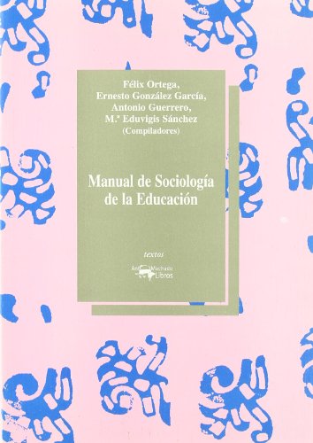 Portada del libro de Manual de Sociología de la Educación