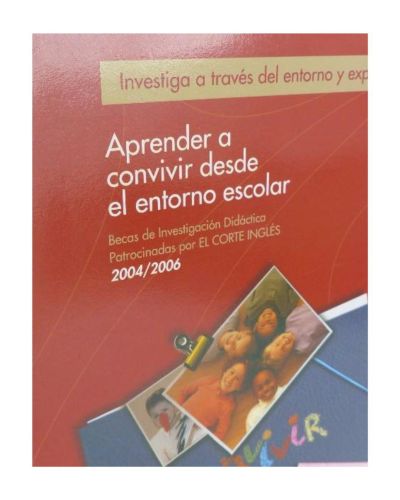 Portada del libro de Aprender a convivir desde el entorno escolar