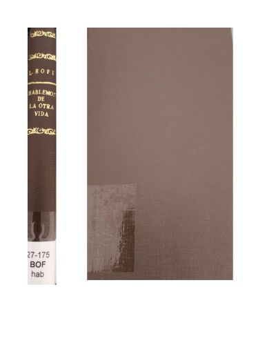 Portada del libro de HABLEMOS DE LA OTRA VIDA 