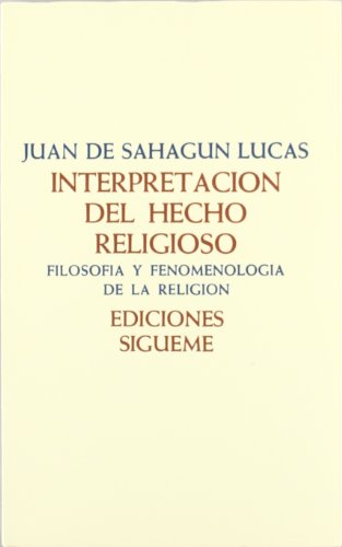 Portada del libro de Interpretación del hecho religioso