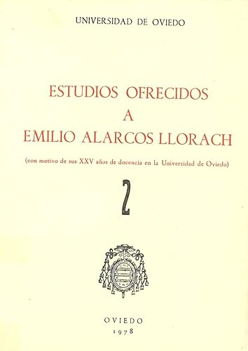 Portada del libro de Estudios ofrecidos a Emilio Alarcos Llorach Tomo II