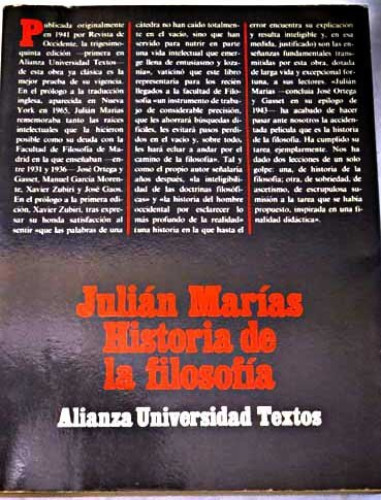 Portada del libro de Historia de la filosofía