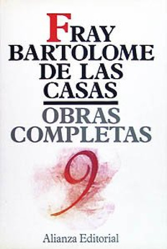 Portada del libro de FRAY BARTOLOMÉ DE LAS CASAS. OBRAS COMPLETAS. NÚMERO 9. Apología. 