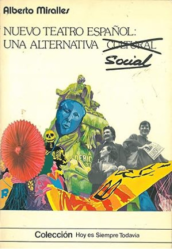 Portada del libro de Nuevo teatro español: una alternativa social