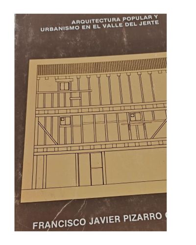 Portada del libro de Arquitectura popular y urbanismo del Valle del Jerte