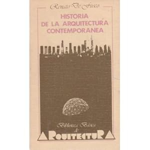 Portada del libro de Historia de la arquitectura contemporánea