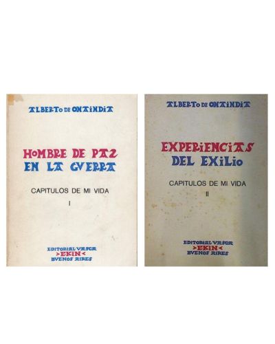Portada del libro de Capítulos de mi vida I y II Experiencias del Exilio