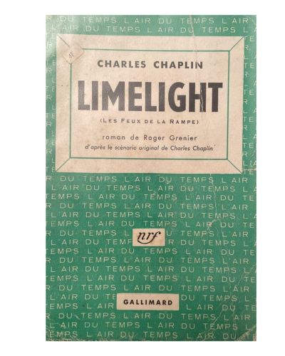 Portada del libro de Limelight (Les feux de la rampe)