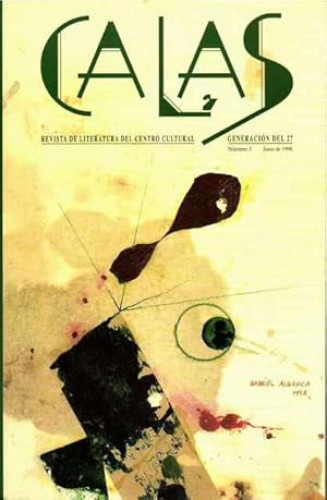 Portada del libro de Calas. Revista de Literatura del Centro Cultural. Generación del 27. Número 3