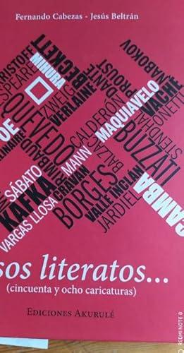 Portada del libro de Esos literatos...