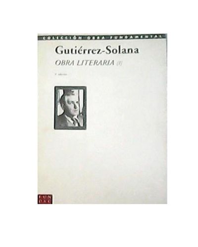 Portada del libro de OBRA LITERARIA O.C