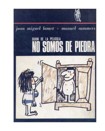 Portada del libro de No somos de piedra. Guion de película.