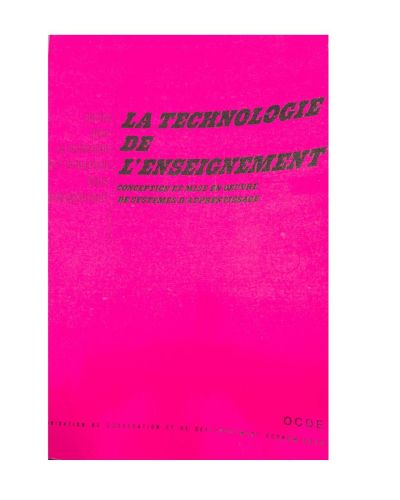 Portada del libro de LA TECHNOLOGIE DE L'ENSEIGNEMENT 