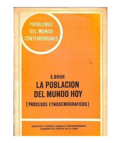 Portada del libro de LA POBLACIÓN DEL MUNDO HOY