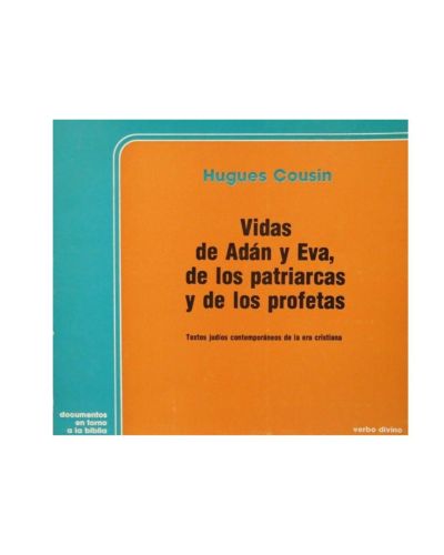 Portada del libro de Vidas de Adán y Eva, de los patriarcas y de los profetas