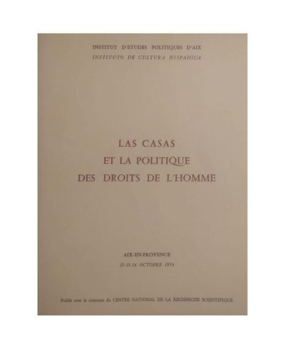 Portada del libro de LAS CASAS ET LA POLITIQUE DES DROITS DE L'HOMME