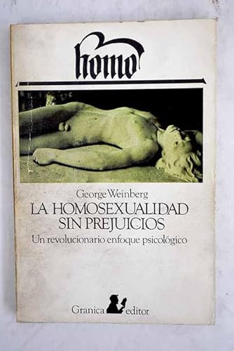 Portada del libro de La Homosexualidad sin prejuicios