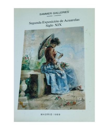 Portada del libro de Sammer Galleries Segunda Exposición de Acuarelas Siglo XIX