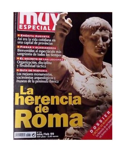 Portada del libro de MUY ESPECIAL Nº39. LA HERENCIA DE ROMA