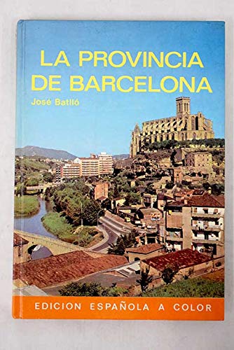 Portada del libro de La provincia de Barcelona