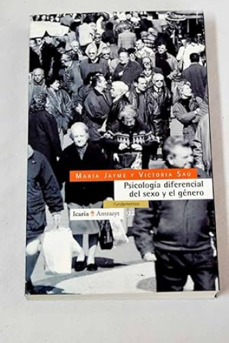 Portada del libro de Psicología diferencial del sexo y el género