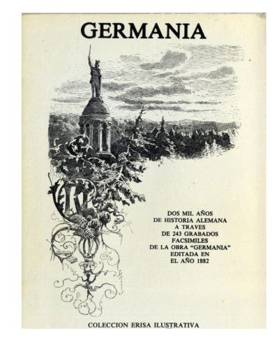 Portada del libro de GERMANIA DOS MIL AÑOS A TRAVES DE 243 GRABADOS AÑO 1982