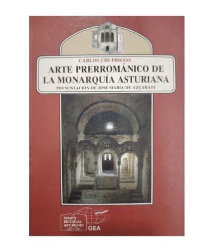 Portada del libro de Arte prerrománico en la monarquía asturiana