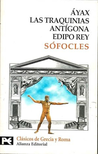 Portada del libro de Áyax. Las Traquinias. Antígona. Edipo rey