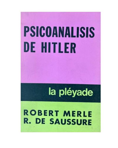 Portada del libro de Psicoanálisis de Hitler.