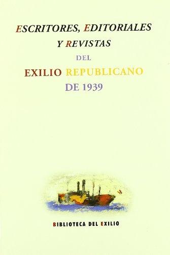 Portada del libro de ESCRITORES, EDITORIALES Y REVISTAS
