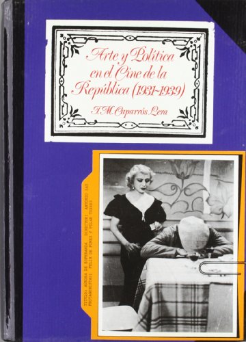 Portada del libro de Arte y política en el cine de la república