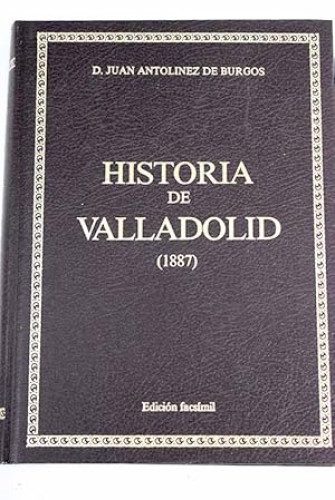 Portada del libro de Historia de Valladolid
