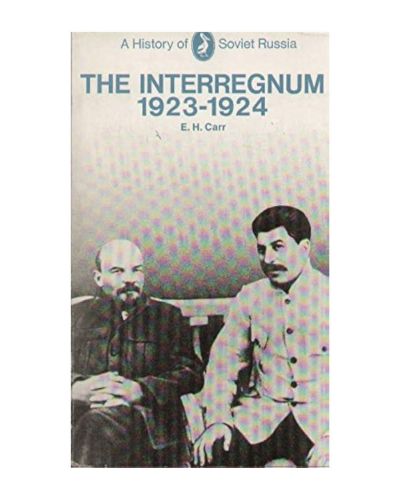 Portada del libro de The Interregnum 1923-1924