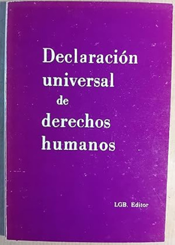 Portada del libro de Declaración Universal de Derechos Humanos