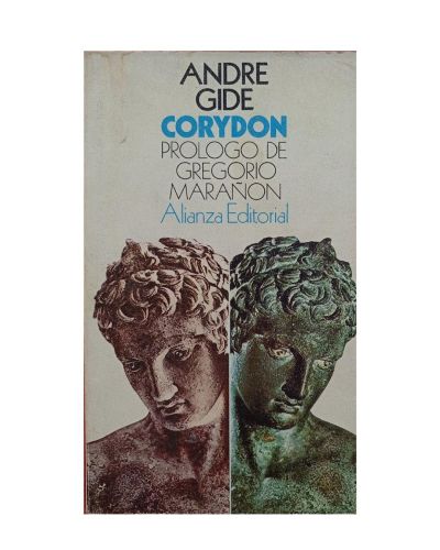 Portada del libro de ANDRE GIDE CORYDON - PROLOGO DE GREGORIO MARAÑON