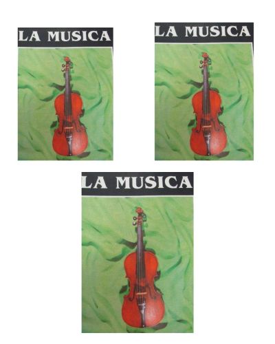 Portada del libro de LA MUSICA. VOLUMEN I-II-III
