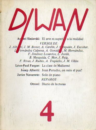 Portada del libro de Diwan, 4