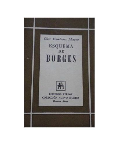 Portada del libro de Esquema de Borges - FERNANDEZ MORENO, César